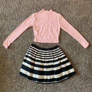 Crop Top & Skater Skirt